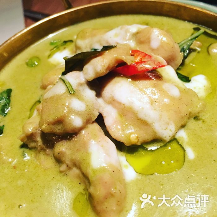 绿咖喱鸡