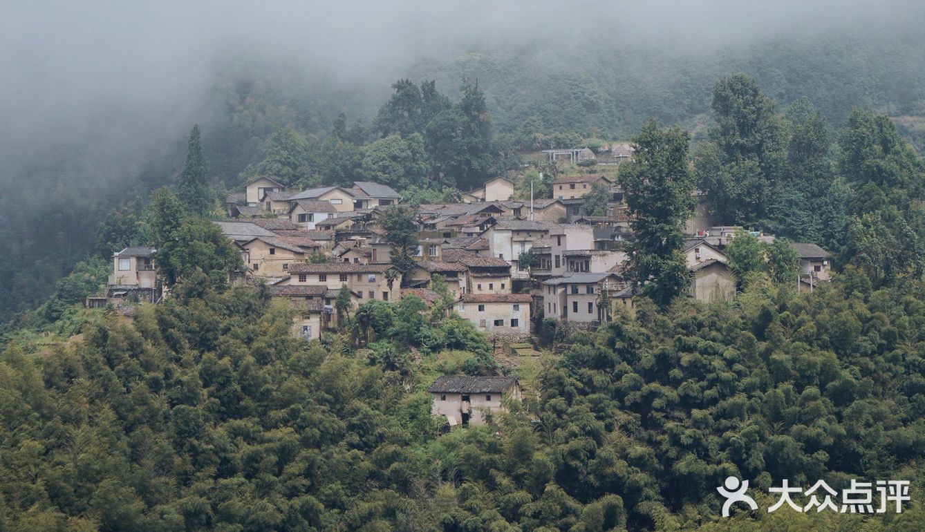 西坑村水墨山水诗画般的高山古村