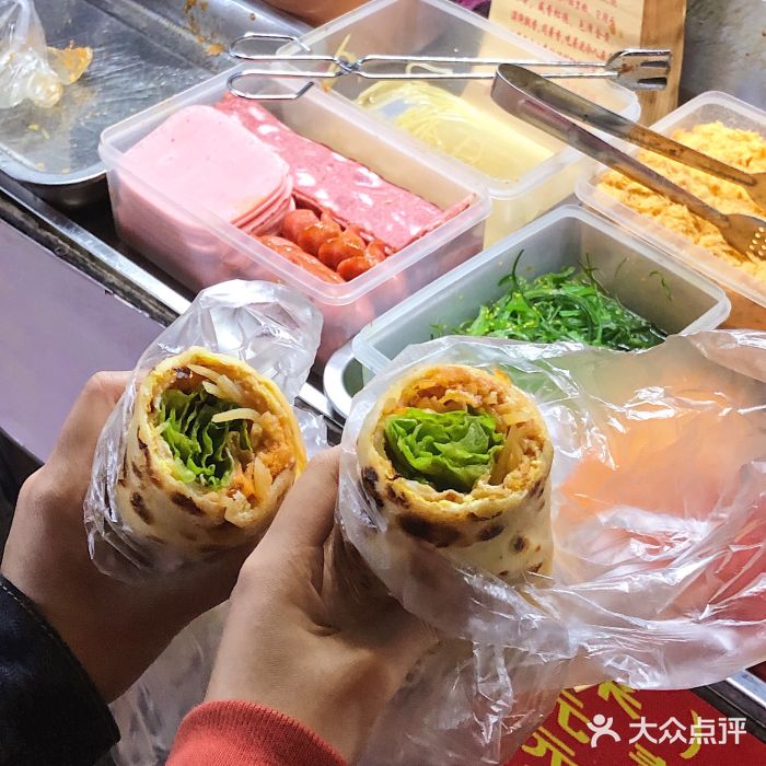 鸡蛋灌饼(大学城店)芝士肉松鱼腐土豆丝图片