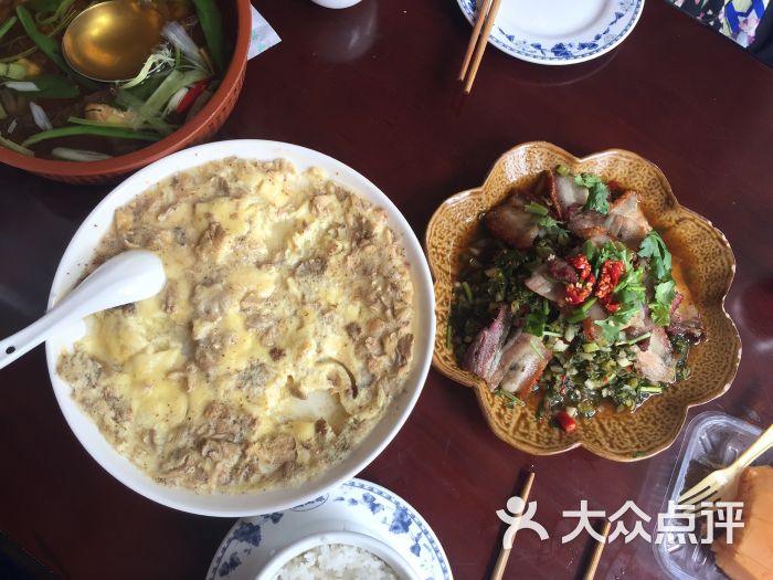 乡村小花园饭店-白参炖蛋图片-腾冲市美食-大众点评网