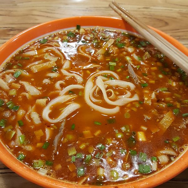 羊肉烩刀削面 ￥