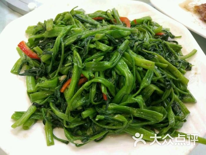 清心鸡沙田乳鸽店(东华西店)炒通心菜图片 - 第433张