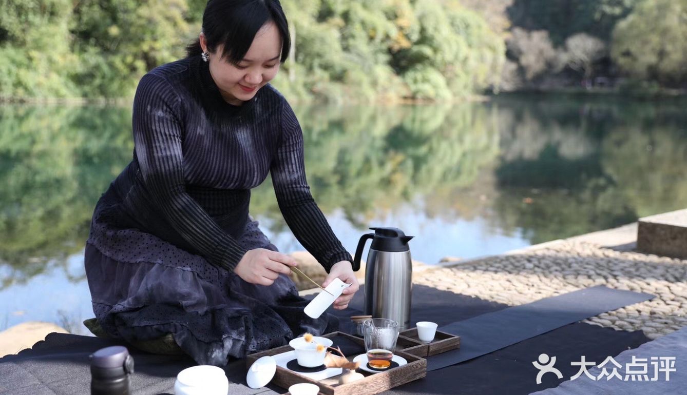 喜欢喝茶体重达到人生巅峰准妈妈户外泡茶活动[胜利 吃喝玩乐精选