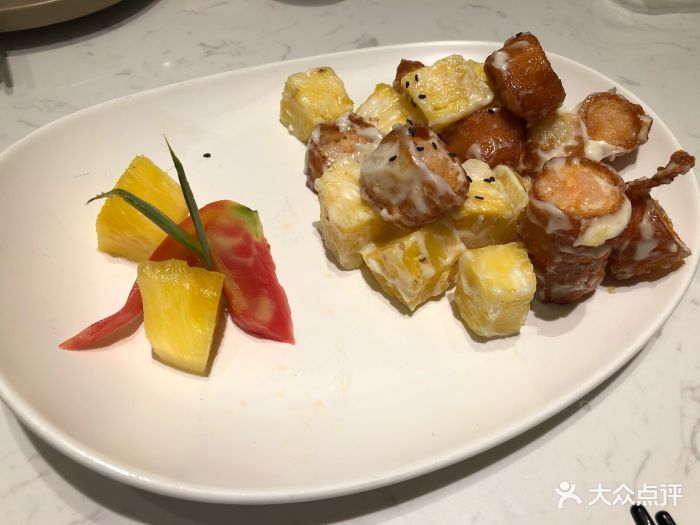 鹿港小镇(大族广场店)-菠萝油条虾图片-北京美食-大众点评网