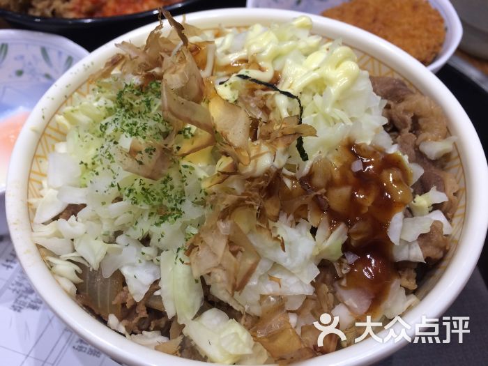 大阪烧风味牛丼