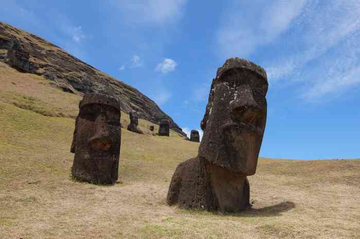 拉诺拉拉库-"整个复活节岛都不是特别的大,这地方在岛