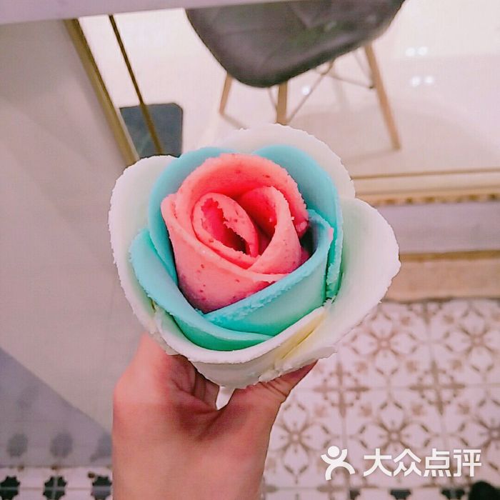 amorosa gelato cafe 玫瑰花冰淇淋(万菱汇店)图片 第8张