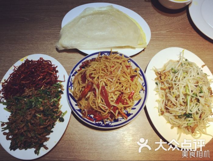 喜欢的菜 筋饼香辣肉丝
