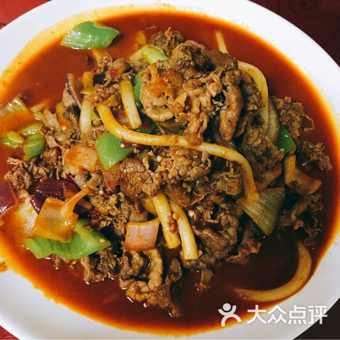 白记爆炒牛犊肉羊羔肉的点评