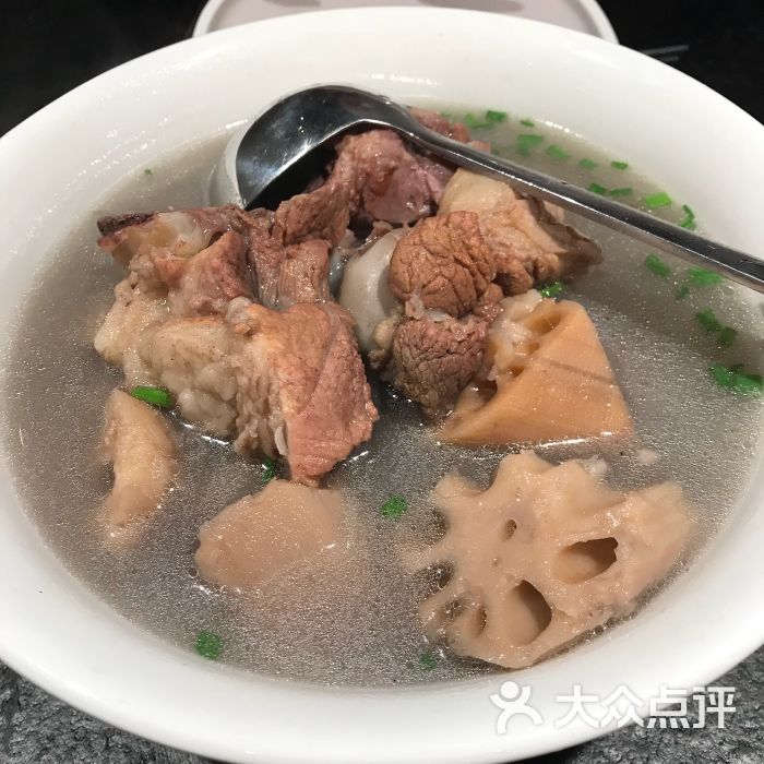青庭·本味湘菜(蛇口网谷二店)莲藕龙骨汤图片 - 第9张