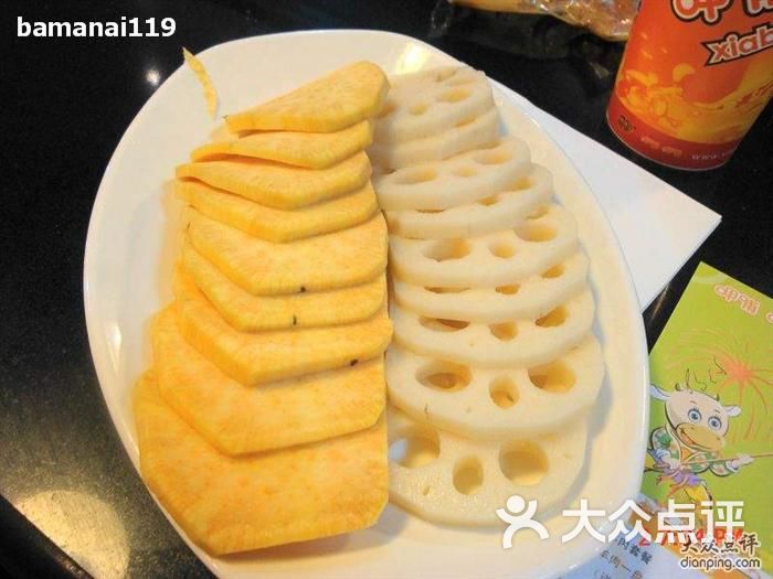 莲藕,薯片拼盘