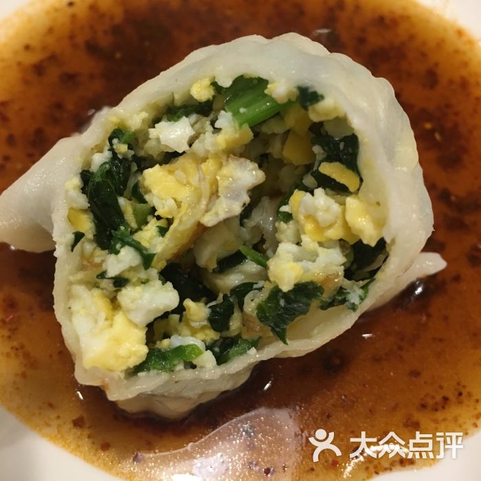 菠菜鸡蛋饺子