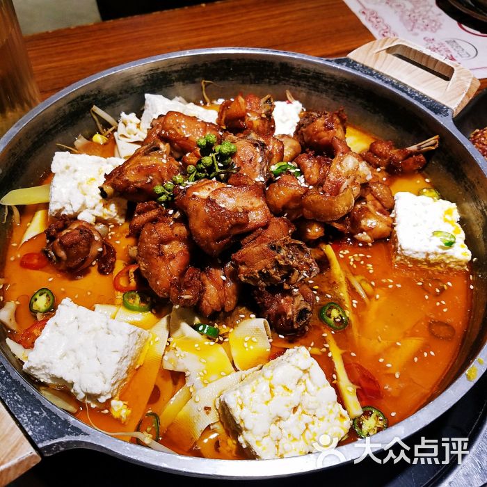 藤椒豆花鸡