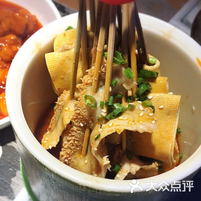 豆皮涮牛肚