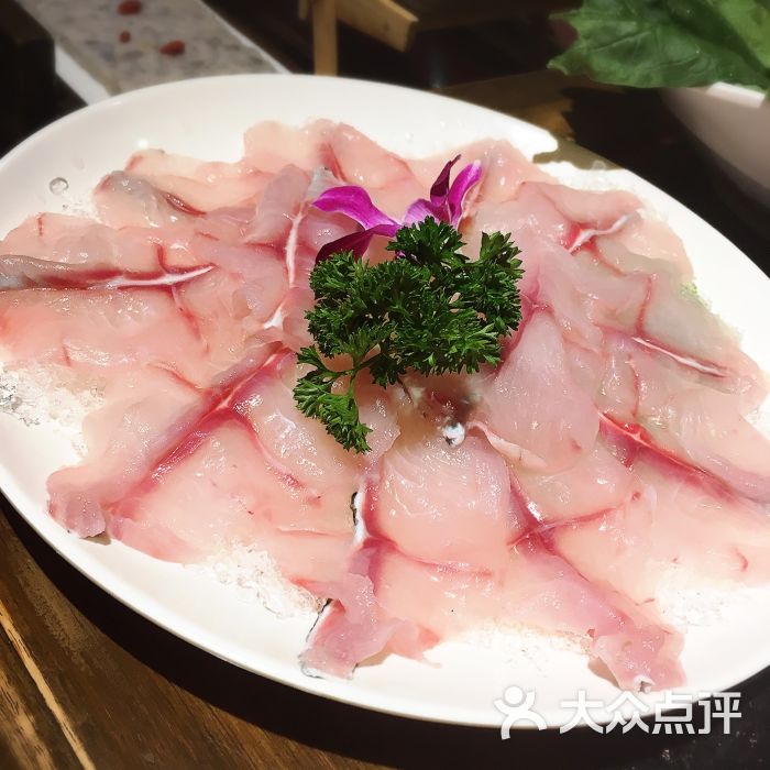 洞子张老匠火锅(静安寺店-六秒斑鱼片图片-上海美食-大众点评网