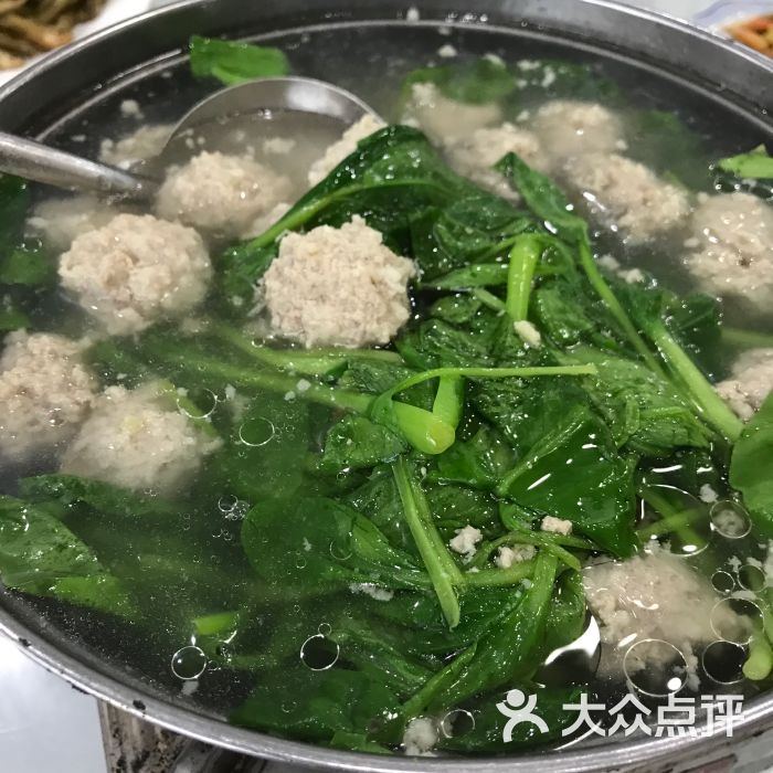 青菜肉圆汤