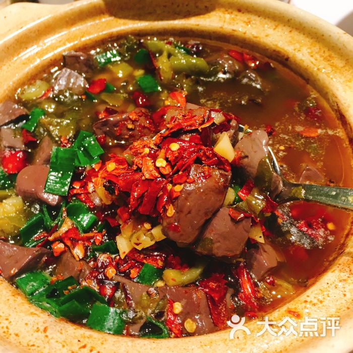 酸菜血旺