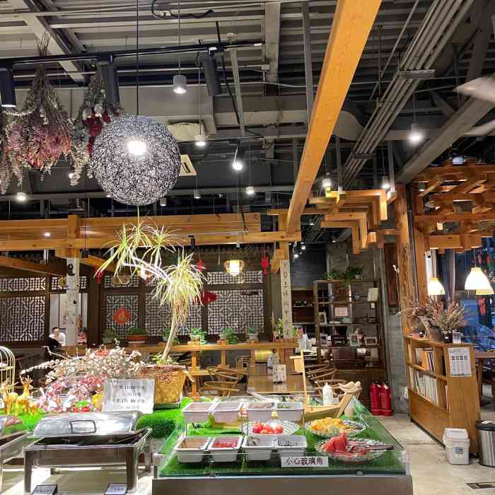 素虎(前门店)-"素虎是素食自助餐,美团65元一位 整体.