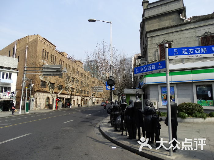 南京西路-南京西路延安西路口图片-上海周边游-大众