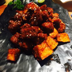 黑椒酱爆牛肉粒