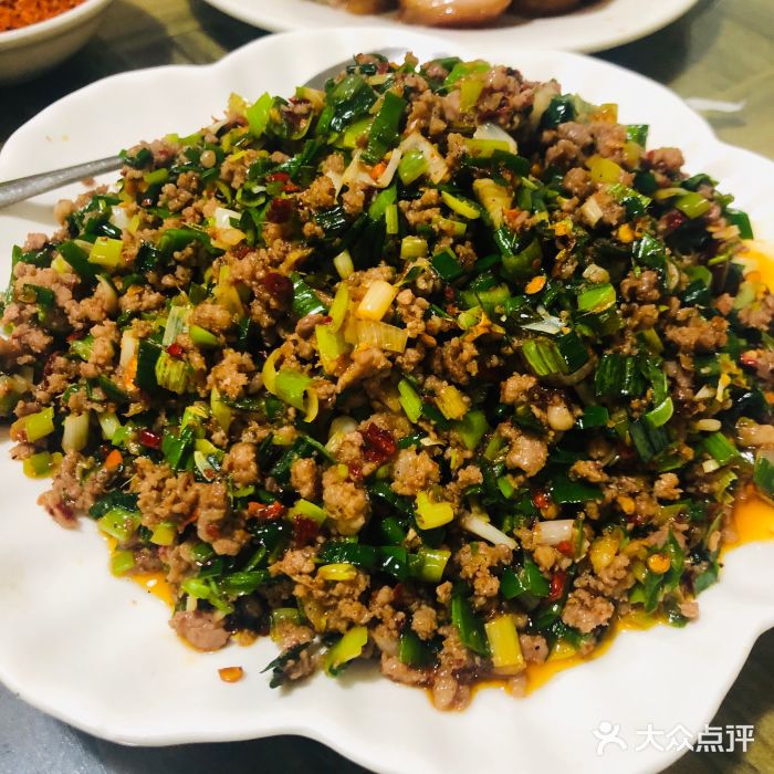 芽菜炒肉末