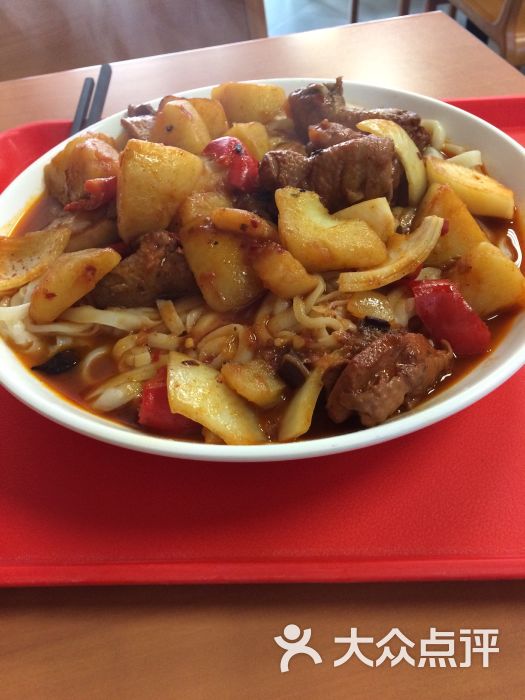 仅依味山西特色刀削面馆(明仁大街店)大盘鸡拌面图片 第7张