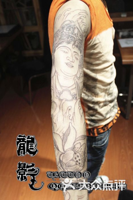宁波纹身 宁波花臂纹身 图腾半甲纹身