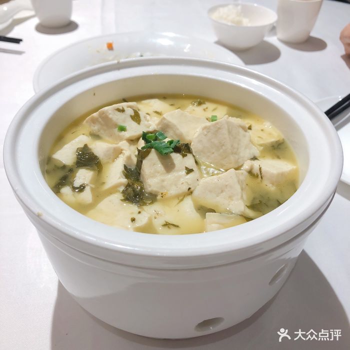 西湖春天(侨香店)宁波雪菜炖老豆腐图片 第189张