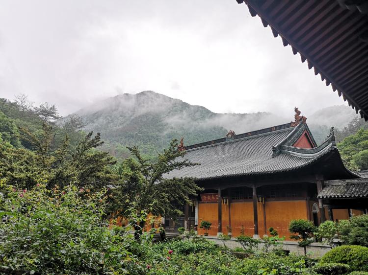 天台县国清寺景区-检票处-"国清寺真的很美,天台宗的