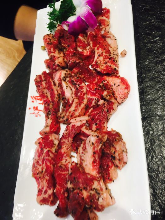 味家烤肉活鳗鱼牛排(西塔旗舰店)黑胡椒牛肉图片