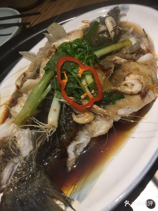 三个渔夫蒸汽海鲜(滨海开发区店)清蒸石斑鱼图片 - 第707张