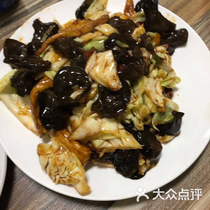 老七饭馆白菜木耳豆腐图片-北京家常菜-大众点评网