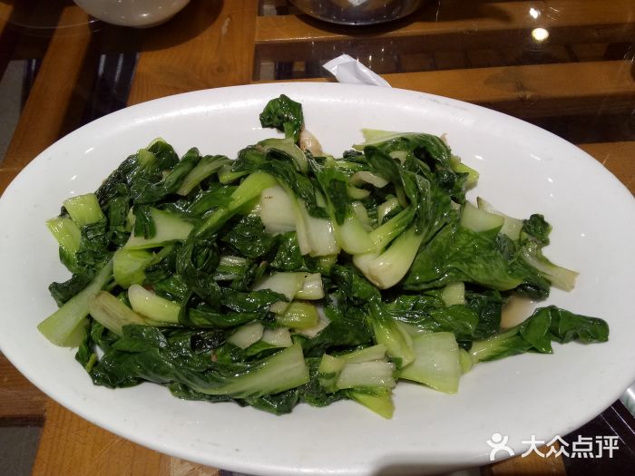 简朴寨(虎泉店)油渣小白菜图片