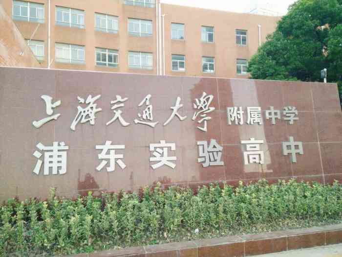 上海交通大学附属浦东实验高中-"这个学校是09年,应该