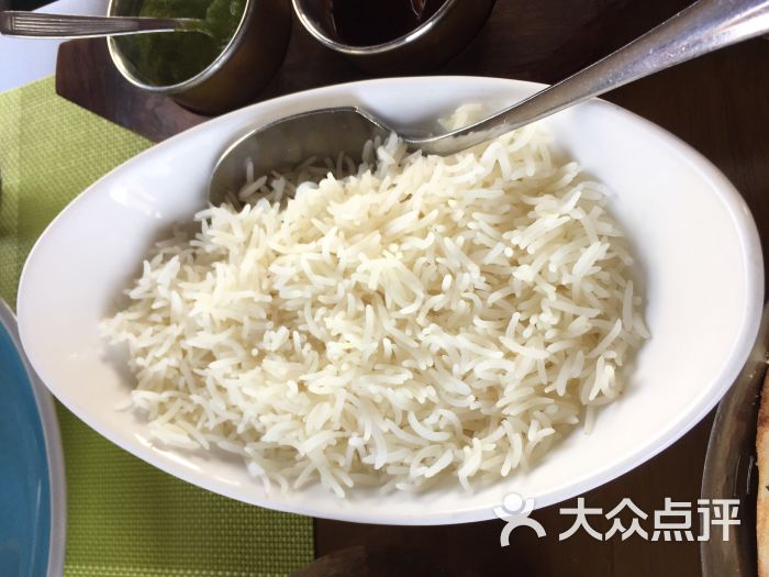 印度长粒米饭