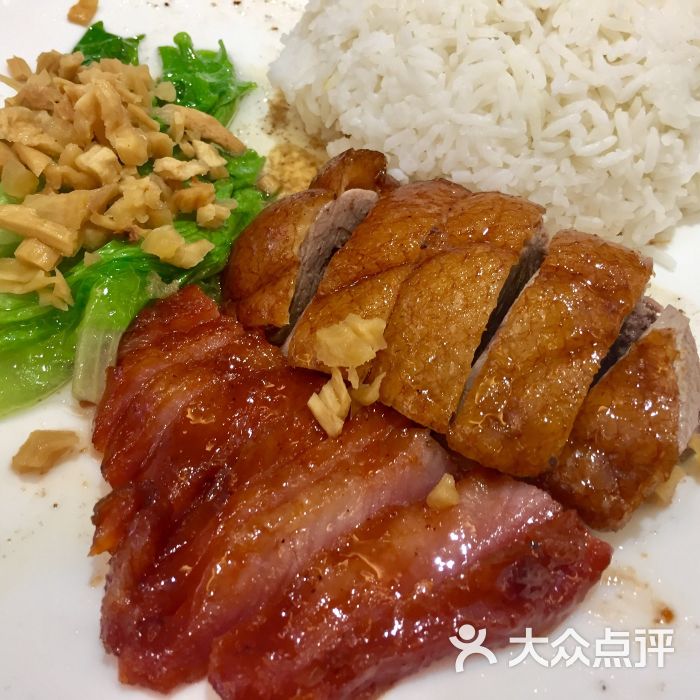 叉烧拼烧鹅饭
