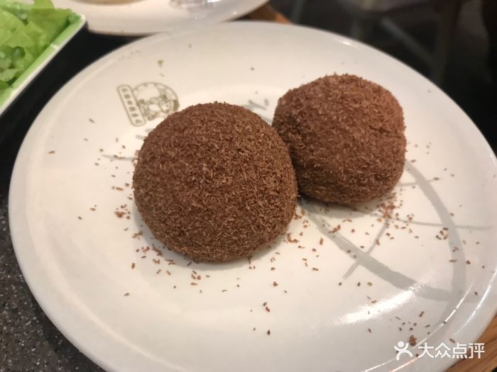 椰蓉巧克力大福