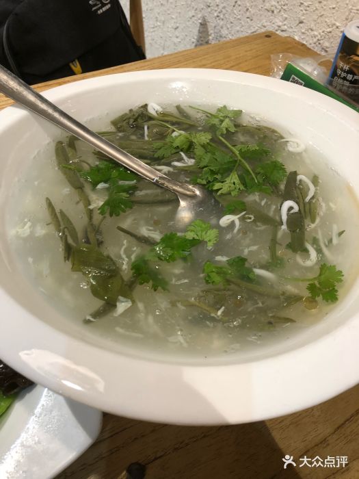 巷上平江私房菜(平江路店)莼菜银鱼羹图片 - 第649张