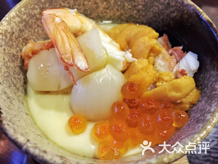 海鲜茶碗蒸蛋_海鲜美食图片_海鲜茶碗蒸