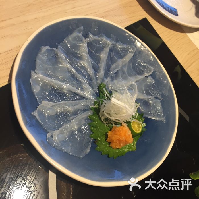 河豚蝉翼生鱼片