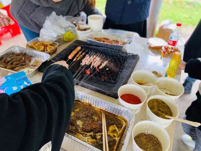 龙灵山烧烤园-"自己带的食材,那边也有可以买的一串3.