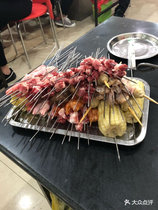 图门烧烤(大学城店)羊肉串牛肉串图片