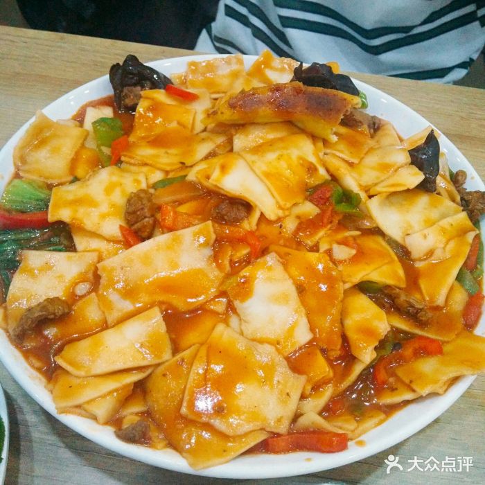 西来顺清真牛肉拉面食府牛肉炒面片图片 - 第2张