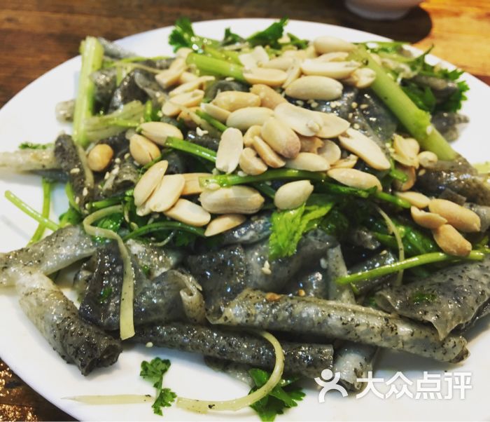 凤厨顺德水乡风味馆-凉拌花生鱼皮图片-顺德区美食-大众点评网