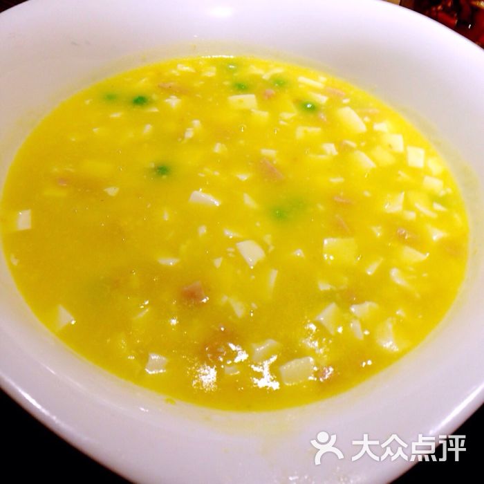 蟹黄豆花