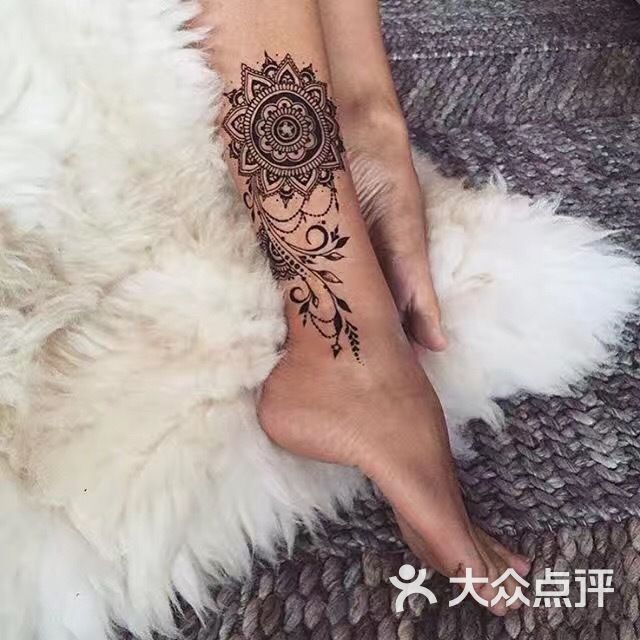 印度海娜手绘纹身