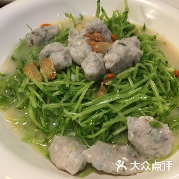 鲮鱼滑鲜豆苗