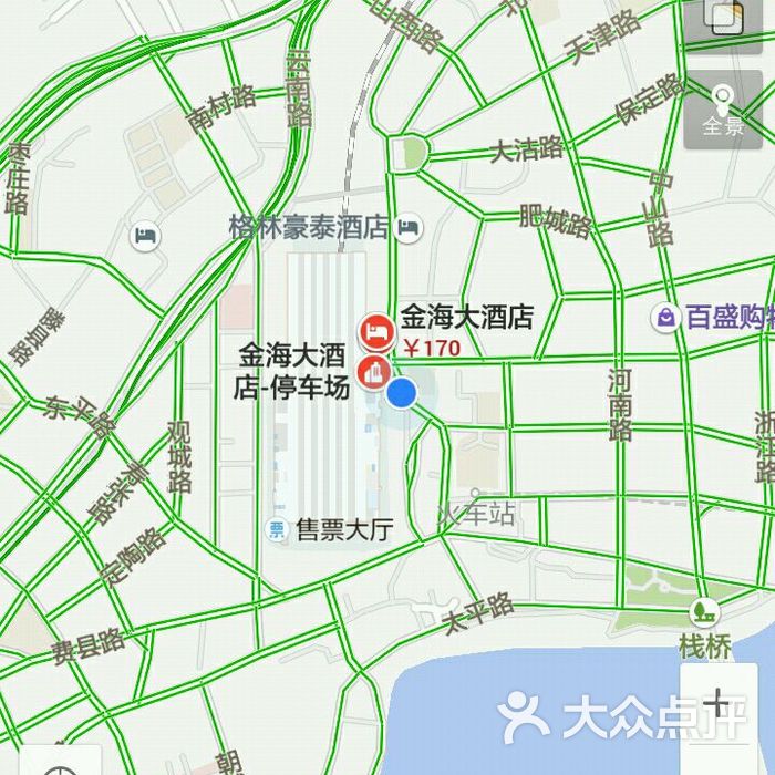 金海大酒店停车场