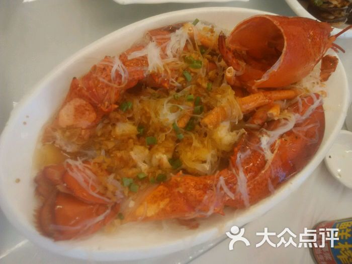 潮州海鲜大排档蒜蓉粉丝蒸大龙虾图片 - 第53张