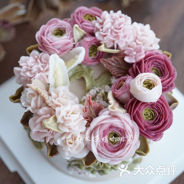 春木烘焙咖啡室韩式裱花蛋糕图片 第7张